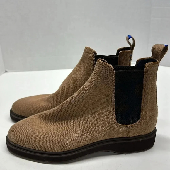 Rothys The Merino Chelsea Boots Ankle Boot Camouflage Camo Brown Tan Mens Size 8 main image 9